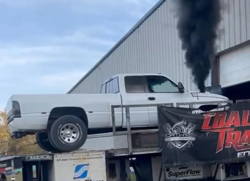 Diesel truck action
